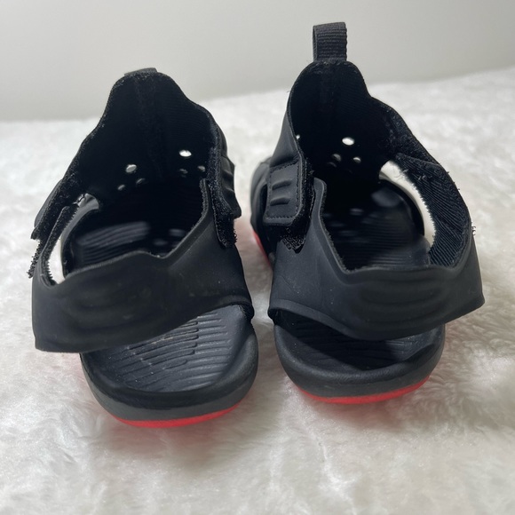 SOLD!!Nike Sunray Protect 2 (TD) Little Kids' Sandal Red Black size 7C - Picture 3 of 5
